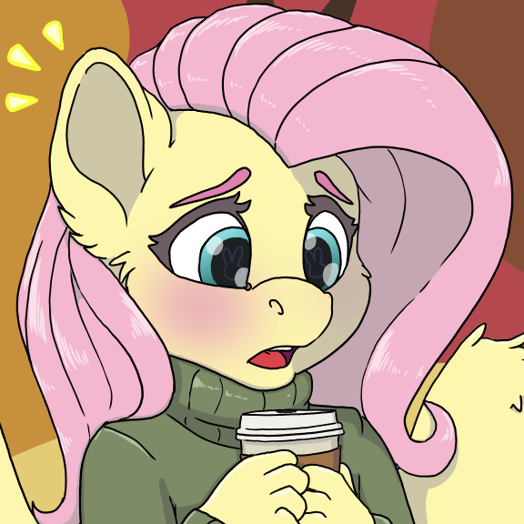 Fluttershy losing her skirt, revealing a diaper!