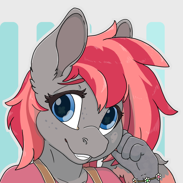 A cute outfit on a pony being cute.